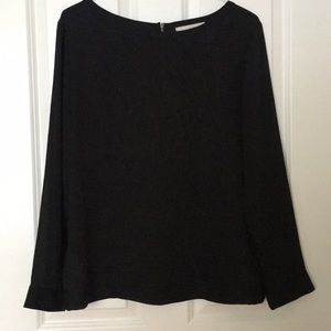 Pretty Pattern on Semi-Sheer Blouse